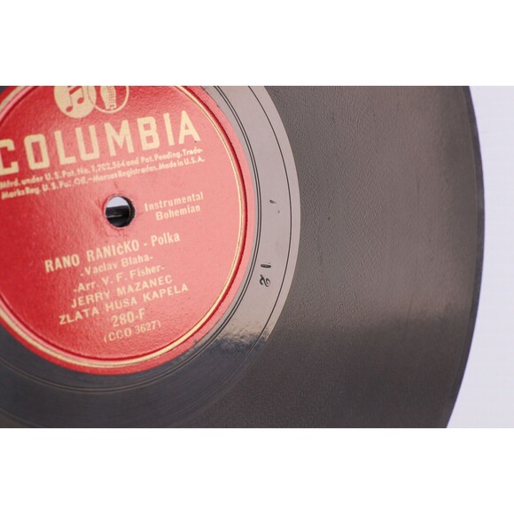 Jerry Mazanec - Rano Raničko / Chaloupky Pod Horami 1941 10" 78rpm Record 280-F - Picture 7 of 16